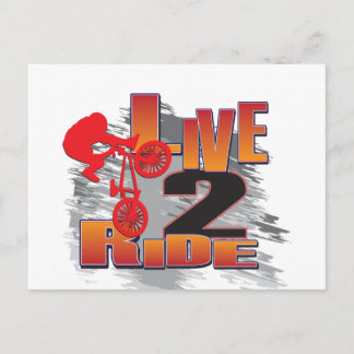 Carte Postale Ride 2 Vélo BMX Live