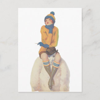 Carte Postale Ride the Snowman