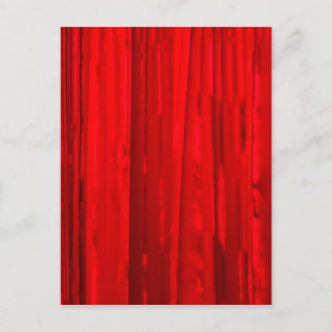 Carte Postale Rideau rouge