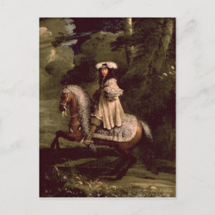 Carte Postale Rider en bleu