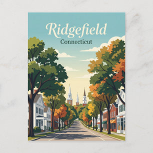 Carte Postale Ridgefield Connecticut