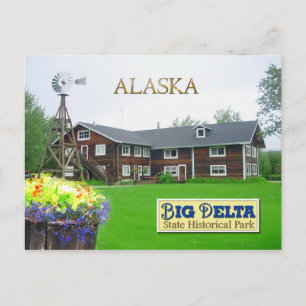 Carte Postale Rika's Landing Roadhouse, Big Delta, Alaska