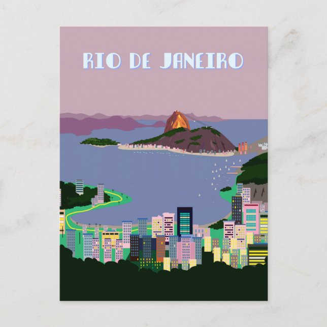 Carte Postale Rio de Janeiro -BRÉSIL (Devant)