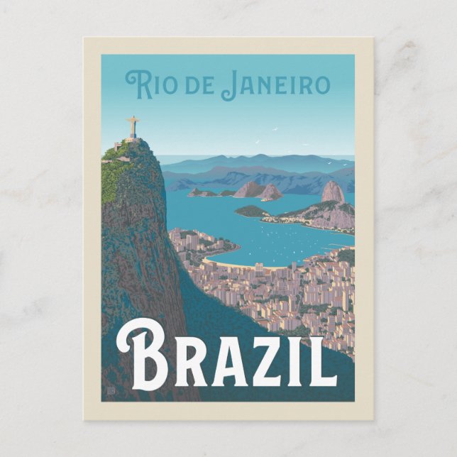 Carte Postale Rio De Janeiro, Brésil (Devant)