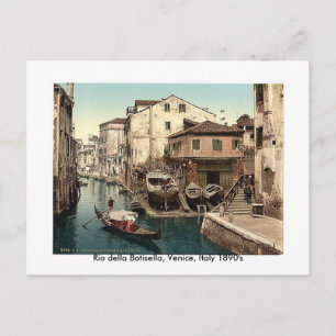 Carte Postale Rio della Botisella, Venise, Italie années 1890