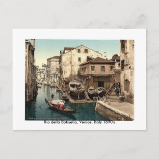 Carte Postale Rio della Botisella, Venise, Italie années 1890