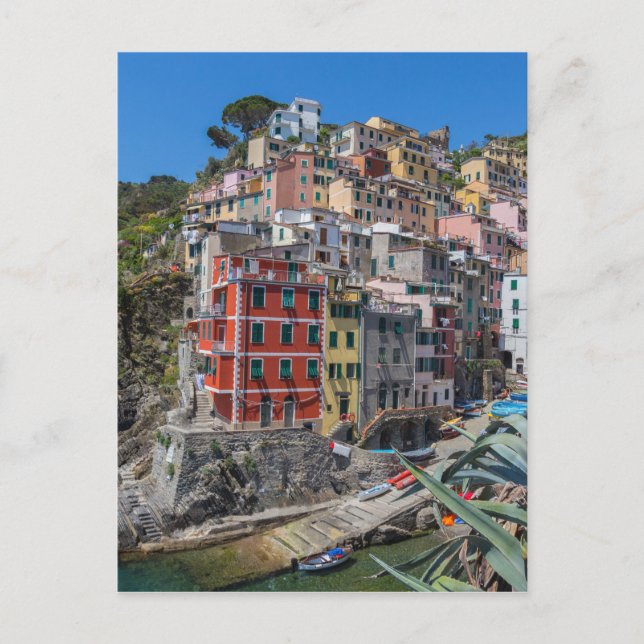 Carte Postale Riomaggiore Cinque Terre Ligurie Italie (Devant)