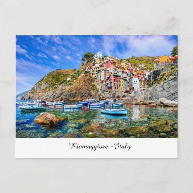 Carte Postale Riomaggiore Italie (Devant)