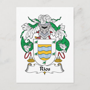 Carte Postale Rios Family Crest