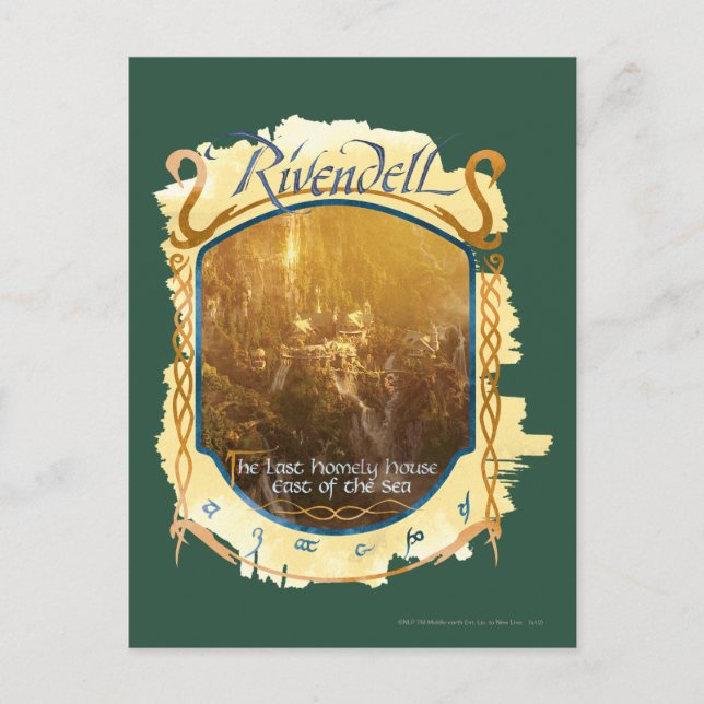 Carte Postale Rivendell Graphic (Devant)