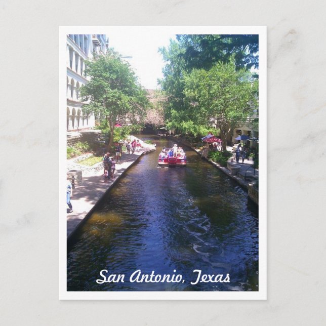 Carte Postale Riverwalk, San Antonio (Devant)