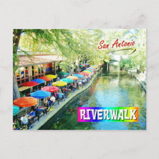 Carte Postale Riverwalk, San Antonio, Texas