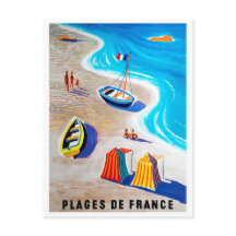 Riviera française, personnes sur la plage, bateaux