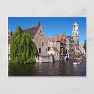 Carte Postale Rivière à Brugge, Belgique