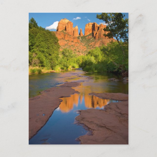 Carte Postale Rivière à Red Rock Crossing, Arizona (Devant)