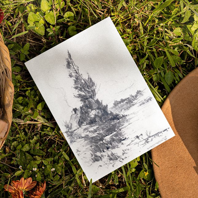 Carte Postale Rivière Agamanticus par Charles Woodbury (Créateur téléchargé)