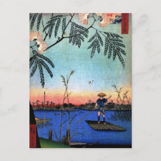 Carte Postale Rivière Ayase et Kanegafuchi (綾 瀬 川 鐘 か 淵
