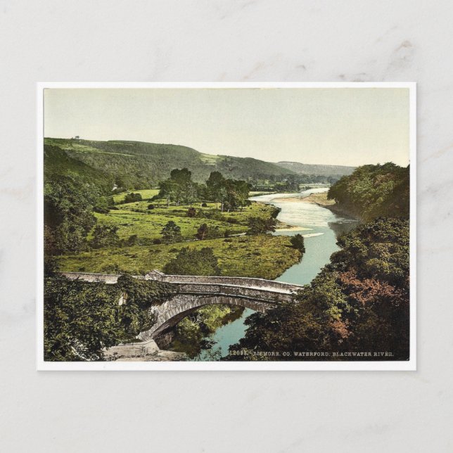 Carte Postale Rivière Blackwater. Lismore. Co. Waterford, Irland (Devant)