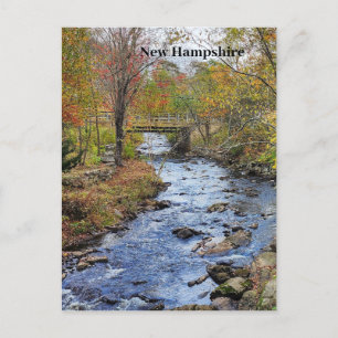 Carte Postale Rivière de l'automne du New Hampshire