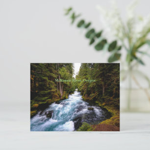 Carte Postale Rivière McKenzie, Oregon, photographie panoramique