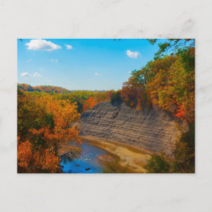 Carte Postale Rivière Rocheuse en automne, Cleveland, Ohio