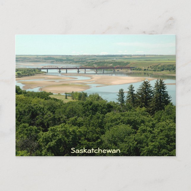 Carte Postale Rivière Saskatchewan Sud (Devant)