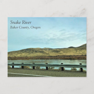 Carte Postale Rivière Snake, Comté de Baker, Oregon