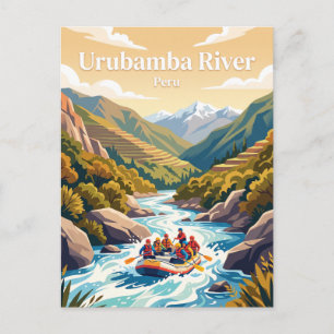 Carte Postale Rivière Urubamba Pérou