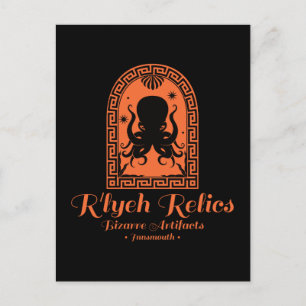 Carte Postale R'lyeh Relics Antiquités d'Innsmouth