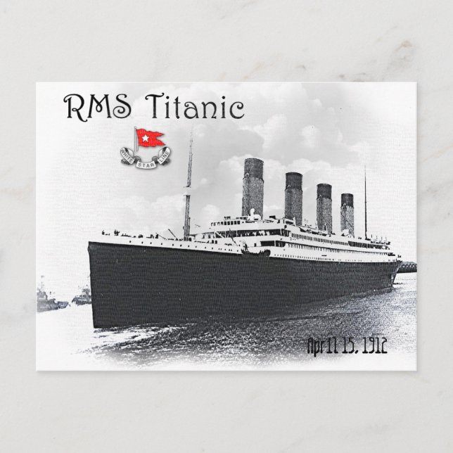 Carte Postale RMS Titanic (Devant)