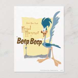 CARTE POSTALE ROAD RUNNER™ BEEP BEEP™ !