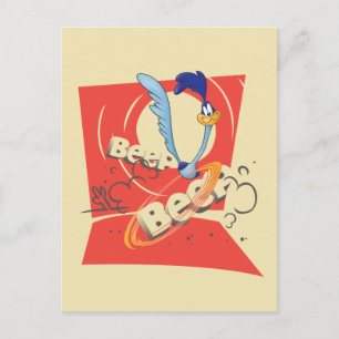 Carte Postale ROAD RUNNER™ BEEP!™ Graphique du coucher de soleil