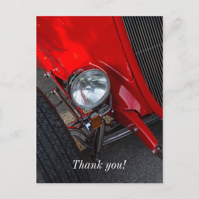 Carte Postale Roadster des années 1930 (Devant)