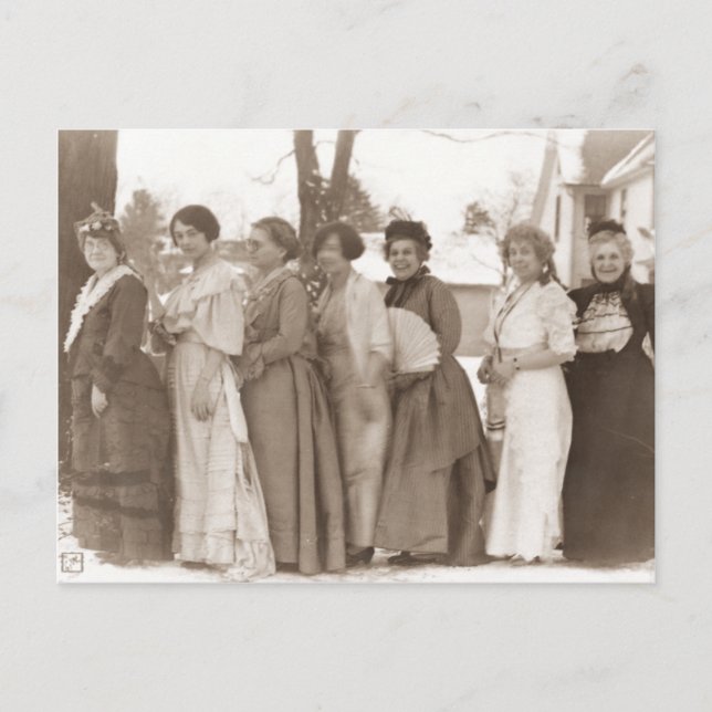 Carte Postale Robe à l'ancienne (Devant)