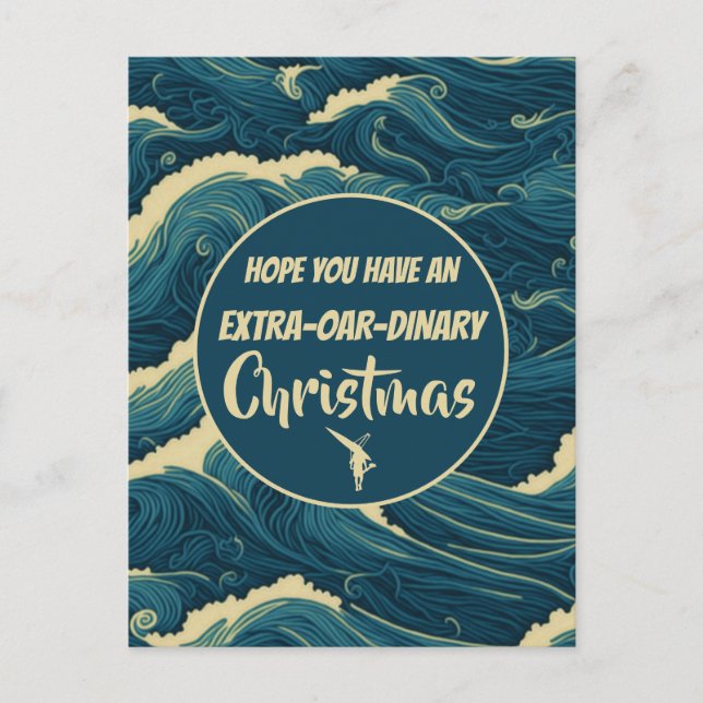 Carte Postale Robe de Noël personnalisée drôle (Devant)