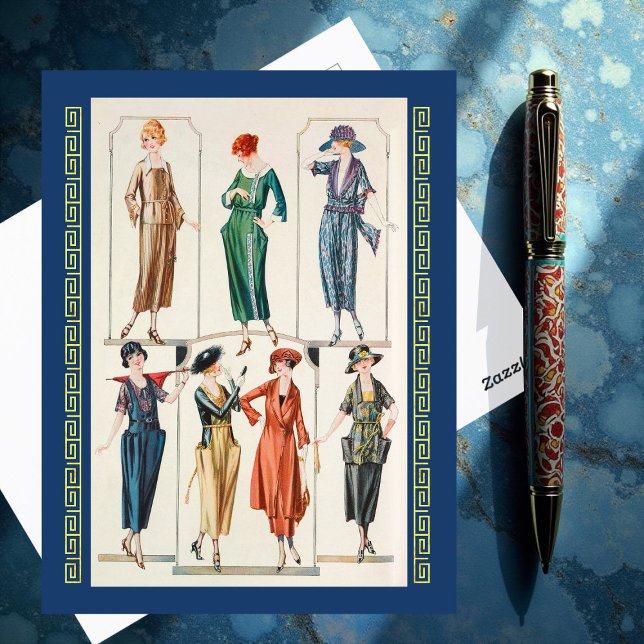 Carte Postale Robe de printemps. (1920) (Créateur téléchargé)