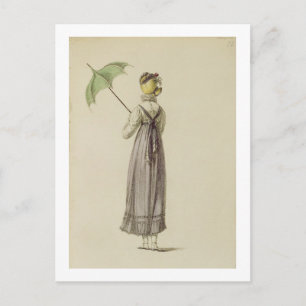 Carte Postale Robe de promenade, assiette de mode de l'Ackermann
