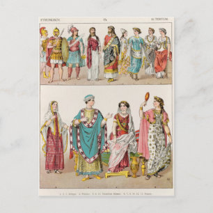 Carte Postale Robe étrusque