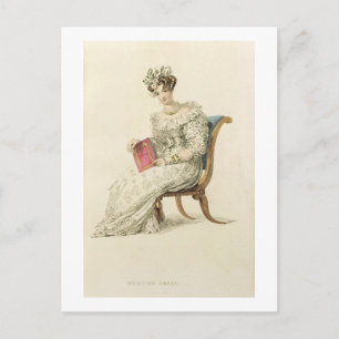 Carte Postale Robe mariage, plaque de mode du Repo d'Ackermann