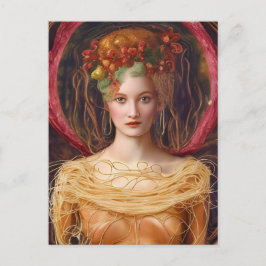 Carte Postale Robe spaghetti unique