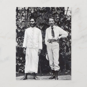 Carte Postale Robert Louis Stevenson et son ami