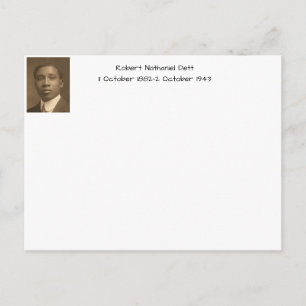 Carte Postale Robert Nathaniel Dett