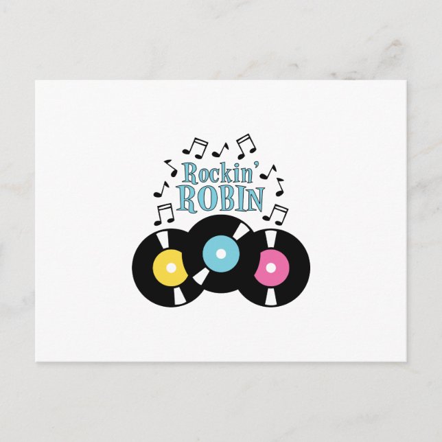 Carte Postale Robin de Rockin (Devant)