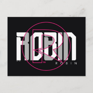 Carte Postale Robin Hi-Tech Nom Graphique