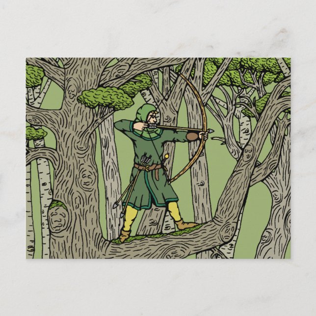 Carte Postale Robin Hood (Devant)
