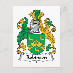 Carte Postale Robinson Family Crest