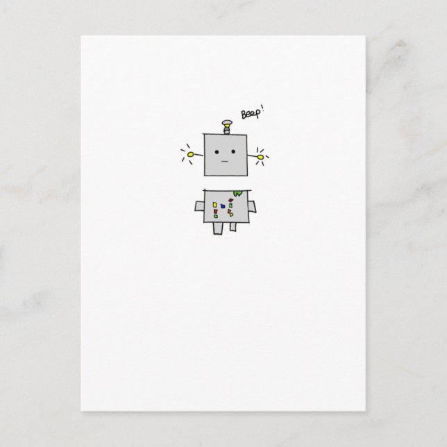 Carte postale - Robot (Devant)