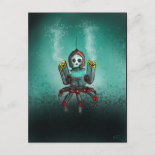 Carte Postale Robot d'attaque