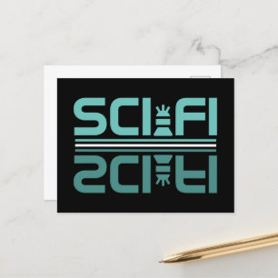 Carte Postale Robot de science-fiction