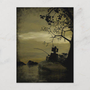 Carte postale Robot Fishing